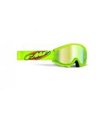 FMF Powercore Goggle - Flo Yellow/ Gold Mirror Lens image
