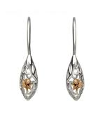 Boucles d'oreilles en forme de trèfle celtique image
