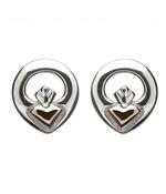 Claddagh Irlandais Boucles d'oreilles image