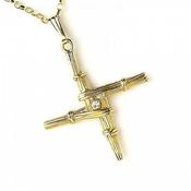 Brigid's Kreuz mit Diamant