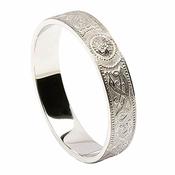 Bague de mariage irlandaise en argent image