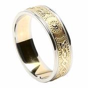 Bague de mariage irlandais étroite avec bordure image