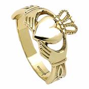 Herren Claddagh mit Trinity Knoten image