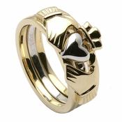 Bague Claddagh en or à trois pièces image