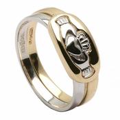 Bague Claddagh en deux pièces