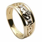 Bague Claddagh Trinity Deux Tons image