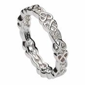 Keltische Knoten-Stein-Set Ring image