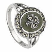 Bague Trèfle En Marbre image