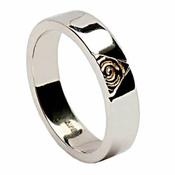 Bague spirale celtique avec diamants image