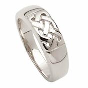 Silberner traditioneller keltischer Ring image