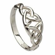 Bague noeud celtique en argent image