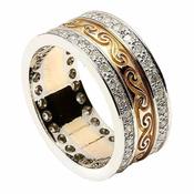 Keltisches Spiralband mit Diamantbesatz image