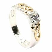 Trinity épaule CZ Bague image