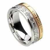 Bague de foi de croix Celtique d'Ogham