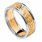 Ewigkeits Knoten Ring mit Trim