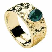 Herren Keltischer Knoten Ring mit CZ image