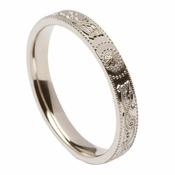 Bague guerrière étroite en argent image