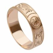Bague guerrier en or rose pour homme image