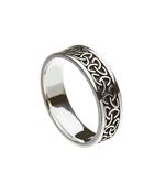 Unisex Solid Trinity Knot Wedding Ring image