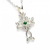 Celtic Smaragd Kreuz