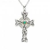 Croix celtique avec Émeraude