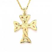 Modern Trinity Knot Celtic Cross