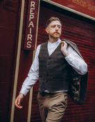 The O'Connor Brown Hunting Tweed Waistcoat &amp; Vest - 46