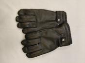 Men's Deerskin Leather Gloves in Forest Green - L image