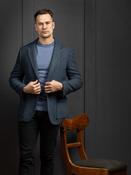 Kavanagh Blue Tweed Classic Fit  Jacket - 36 / R image