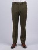 Men's Moss Green Tweed Trousers &amp; Pants - 34 / S image