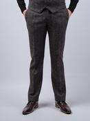 Men's Smoke Herringbone Tweed Trousers &amp; Pants — Available to Preorder Now - 34 / L image