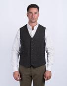 James Stephens Light Green Tweed Waistcoat &amp; Vest - 38 image