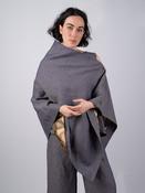 Women's Denim Linen Cape image