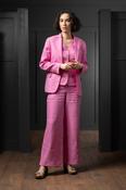 Women's Pink Linen Jacket &amp; Blazer - 8 image