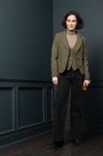Women's Moss Herringbone Cropped Tweed Jacket &amp; Blazer — Available to Preorder Now - 8 image