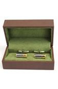 Silver &amp; Gold Cartridge Cufflinks