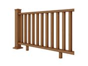Brown Balustrade Post and Rail System (1.8m) - www.celuplast.com image