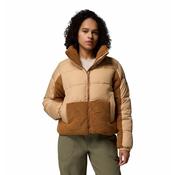 Columbia Women's Leadbetter Point™ II Sherpa Hybrid Puffer Jacket Canoe - Camel Brown / M image