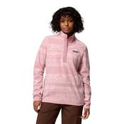 Columbia Benton Springs™ Printed Half Snap Fleece Eraser Pink - Pink / XS