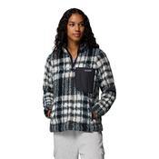 Columbia West Bend™ II Printed Sherpa Jacket Black Herringplaid - Black White / XS image