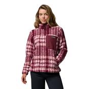 Columbia West Bend™ II Printed Sherpa Jacket Rich Wine - Wine / XS image