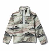 Columbia Youth Helvetia™ II Sherpa Half Snap Printed Fleece Sedona sage - Green / XL image