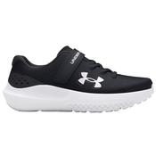 Under Armour Surge 4 AC Boys PS Running Shoes Black White - Black White / UK 13 image