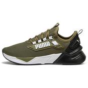 Puma Retaliate 3 Junior Running Shoes Olive Black - Olive Green / UK 3 image