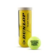 Dunlop Team Padel Balls - 3 Ball Tube - Tube of 3