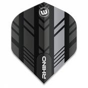 Winmau Rhino Darts Flights - Black Grey image