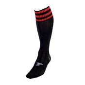 Precision Pro Football Sock Black Red - Uk Mens 7-11 image