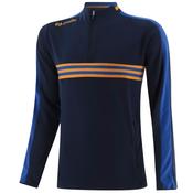 O'Neills Dromore Squad Half Zip Marine Royal Amber - Navy Royal Amber / Age 13-14 image