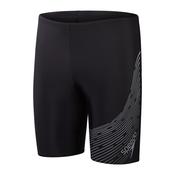 Speedo Men's Medley Logo Jammer Black Grey - Black / 34" - Medium image