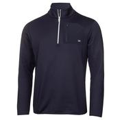 Calvin Klein Mens Delta ½ Zip Mid Layer Navy - Navy / Large image